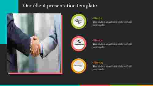 Our client presentation template
